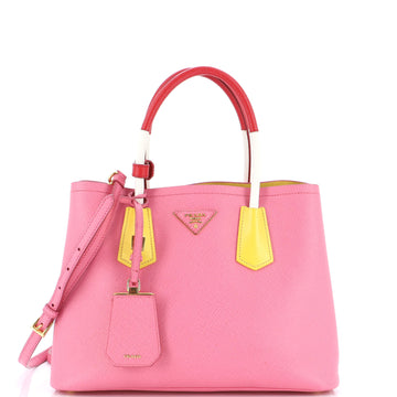 Prada Cuir Double Tote Saffiano Leather Medium