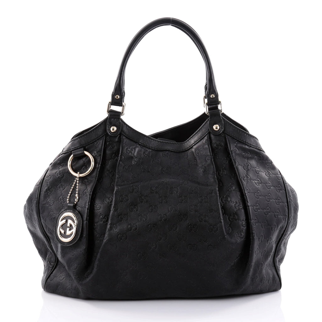 Gucci Sukey Large Tote Bag in Black