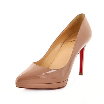 Christian Louboutin Women's Pigalle Plato Pumps Patent 100