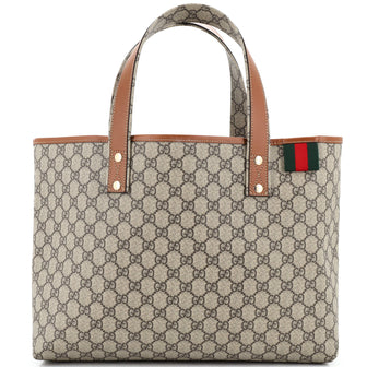 Gucci Web Loop Tote GG Coated Canvas Medium