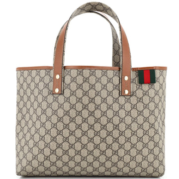 Gucci Web Loop Tote GG Coated Canvas Medium
