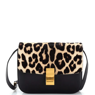 Celine Classic Box Bag Leather with Pony Hair Medium