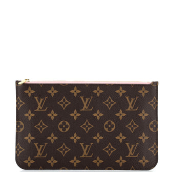 Louis Vuitton Neverfull Pochette Monogram Canvas Large