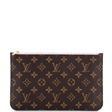 Louis Vuitton Neverfull Pochette Monogram Canvas Large