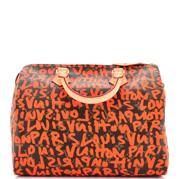 Louis Vuitton Speedy Handbag Limited Edition Monogram Graffiti 30