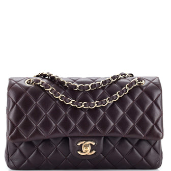 Chanel Classic Double Flap Bag Quilted Lambskin Medium