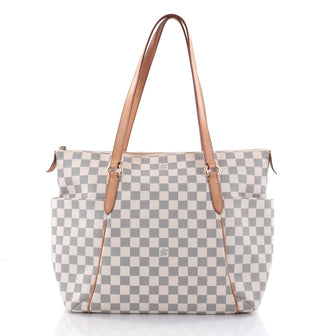 Louis Vuitton Totally Handbag Damier MM White 2492004