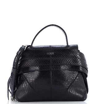 Tod's Wave Bag Python Mini