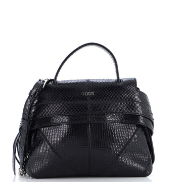Tod's Wave Bag Python Mini
