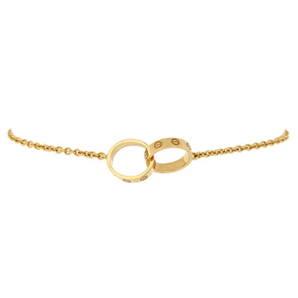 Cartier Love Interlocking Bracelet 18K Yellow Gold