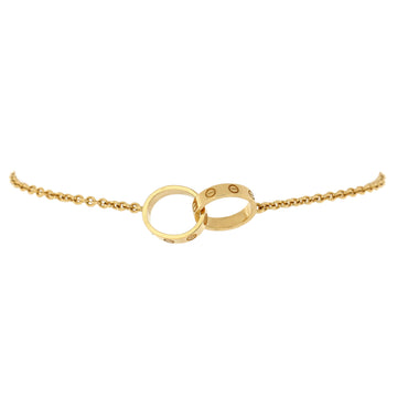 Cartier Love Interlocking Bracelet 18K Yellow Gold