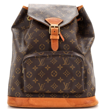 Louis Vuitton Vintage Montsouris Backpack Monogram Canvas GM
