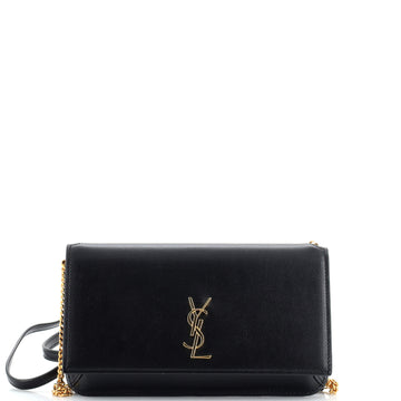 Saint Laurent Classic Monogram Phone Holder Shoulder Bag Leather