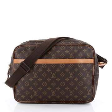 Louis Vuitton Reporter Bag Monogram Canvas GM Brown 2493301
