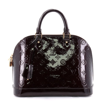 Louis Vuitton Alma Handbag Monogram Vernis PM Purple 2493401