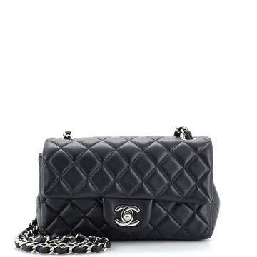 Chanel Classic Single Flap Bag Quilted Lambskin Mini