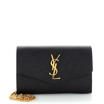 Saint Laurent Uptown Chain Wallet Leather
