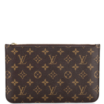 Louis Vuitton Neverfull Pochette Monogram Canvas Large