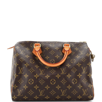 Louis Vuitton Speedy Handbag Monogram Canvas 30