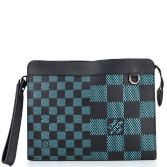 Louis Vuitton Standing Pouch Damier Infini 3D Leather