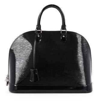 Louis Vuitton Alma Handbag Electric Epi Leather GM Black 2494602