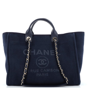 Chanel Deauville NM Tote Mixed Fibers Medium
