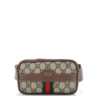 Gucci Ophidia Belt Bag GG Coated Canvas Mini