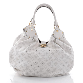 Louis Vuitton L Hobo Mahina Leather White 2495002