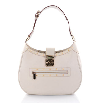 Louis Vuitton Suhali L'Affriolant Handbag Leather White 2495004
