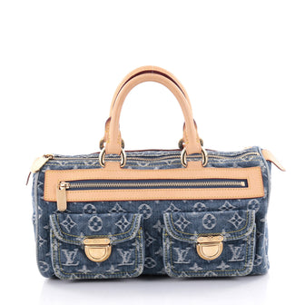 Louis Vuitton Neo Speedy Bag Denim Blue 2495201