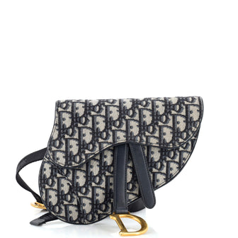 Christian Dior Saddle Belt Bag Oblique Canvas