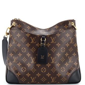 Louis Vuitton Odeon NM Handbag Monogram Canvas with Leather MM