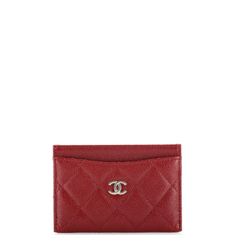 Chanel Classic Card Holder Quilted Caviar