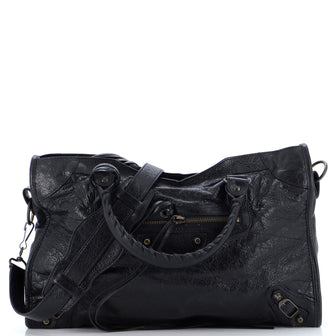 Balenciaga City Classic Studs Bag Leather Medium