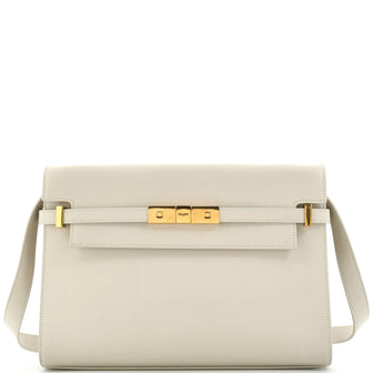Saint Laurent Manhattan Shoulder Bag Leather Medium