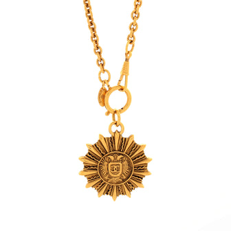 Chanel Vintage CC Charms Long Necklace Metal