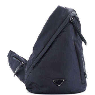 Prada Zip Sling Backpack Re-Nylon