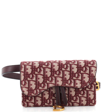Christian Dior Saddle Rectangular Belt Bag Oblique Canvas