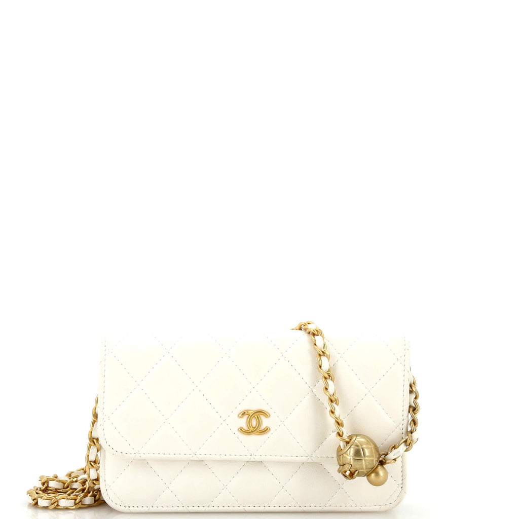 Chanel Pearl Crush Wallet on Chain Quilted Lambskin 249647