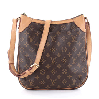 Louis Vuitton Odeon Handbag Monogram Canvas PM Brown 2496501