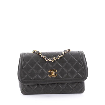 Chanel Vintage CC Chain Flap Bag Quilted Lambskin Small 2496601