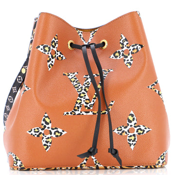 Louis Vuitton NeoNoe Handbag Limited Edition Jungle Monogram Giant