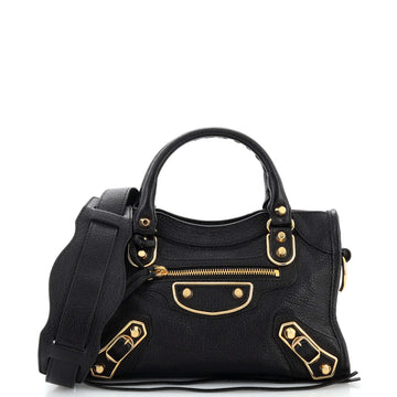 Balenciaga City Classic Studs Bag Leather Mini