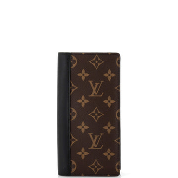 Louis Vuitton Brazza Wallet Macassar Monogram Canvas