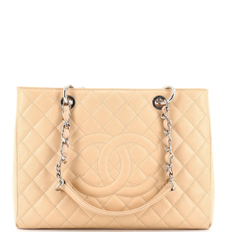 Chanel Grand Shopping Tote Quilted Caviar