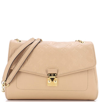 Louis Vuitton Saint Germain Handbag Monogram Empreinte Leather MM