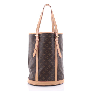 Louis Vuitton Bucket Bag Monogram Canvas GM Brown 2497501