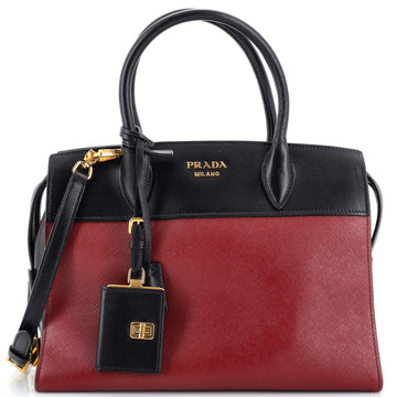 Prada Esplanade Tote Saffiano with City Calf Medium