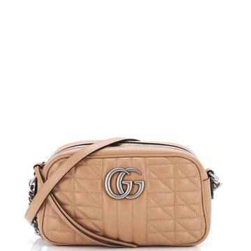 Gucci GG Marmont Shoulder Bag Mixed Matelasse Leather Small