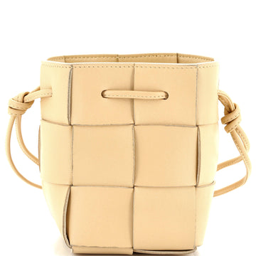 Bottega Veneta Cassette Bucket Bag Maxi Intrecciato Leather Mini